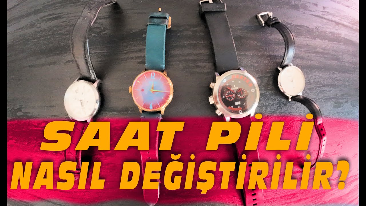 Saat Pili Nasıl Değiştirilir? |Kol Saati Pili Değiştirme(Adım Adım Anlatım)  #saat #saatpilidegisimi