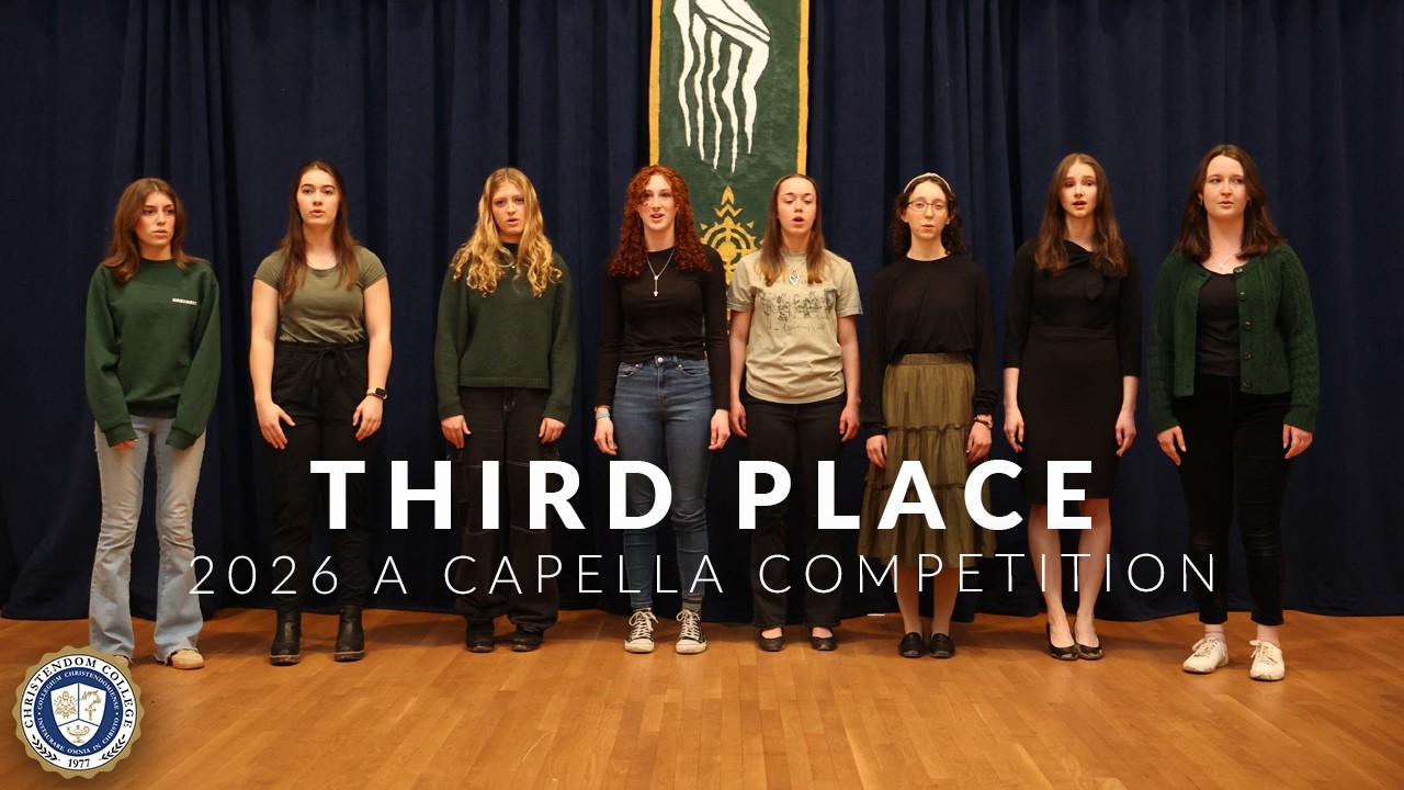 3rd Place A Cappella — Christendom’s 2026 A Cappella Competition