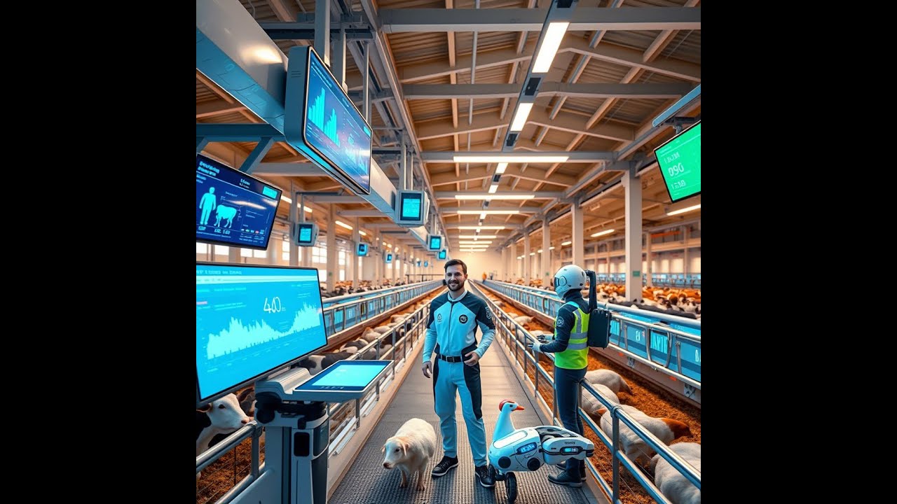 مزارع المستقبل: كيف تُحدث التكنولوجيا ثورة في تربية الحيوانات!