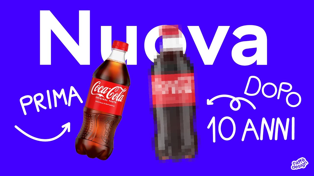 Coca cola ha cambiato la bottiglia!  (dopo 10 anni) - Design News ep. 13