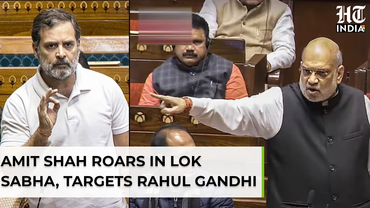 Amit Shah Brutally Roasts Rahul Gandhi In Lok Sabha; ‘Travels Abroad During Sessions, Then Says…’