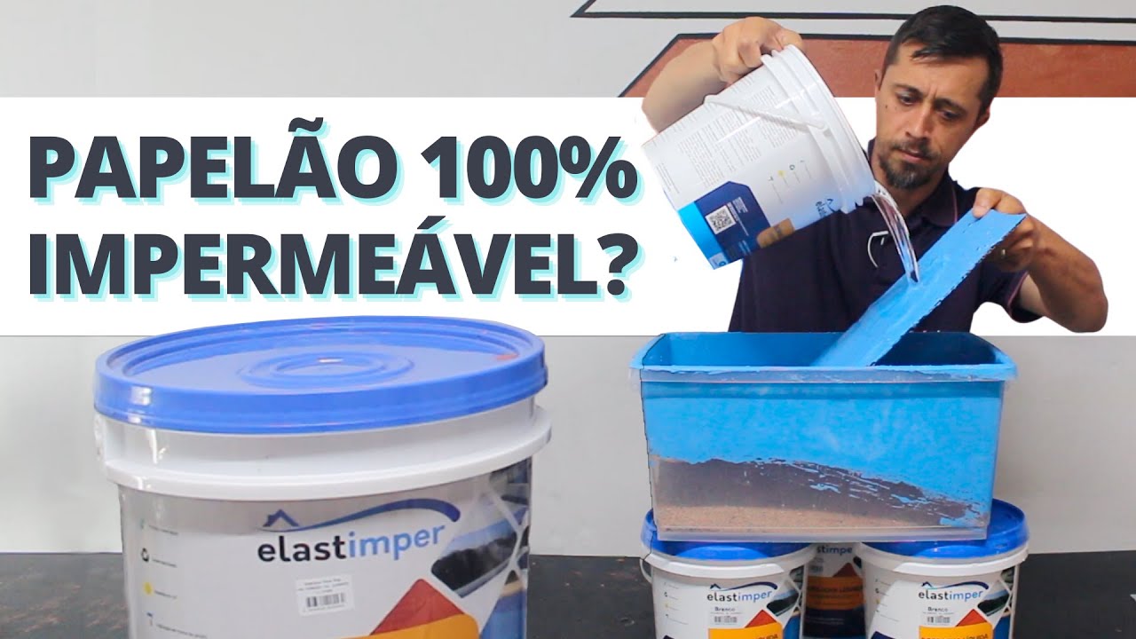 Papelão impermeável? Com Elastimper fica fácil!
