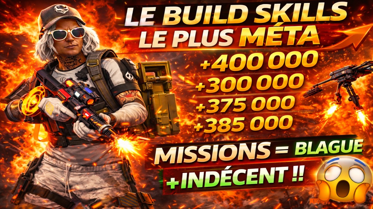 CE BUILD COMP&Eacute;TENCE CASSE TOUT sur The Division 2 (Les missions deviennent une blague)