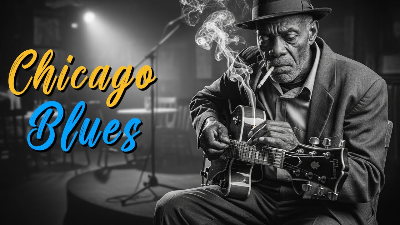 Warm Serenity 🔥 Chicago Blues for Relaxing Midnight Moods | Midnight Blues Voice