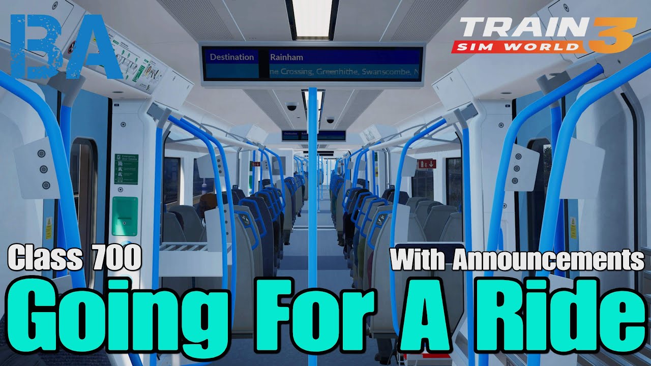 Going For A Ride - Class 700 (With Announcements) - Southeastern High Speed - Train Sim World 3