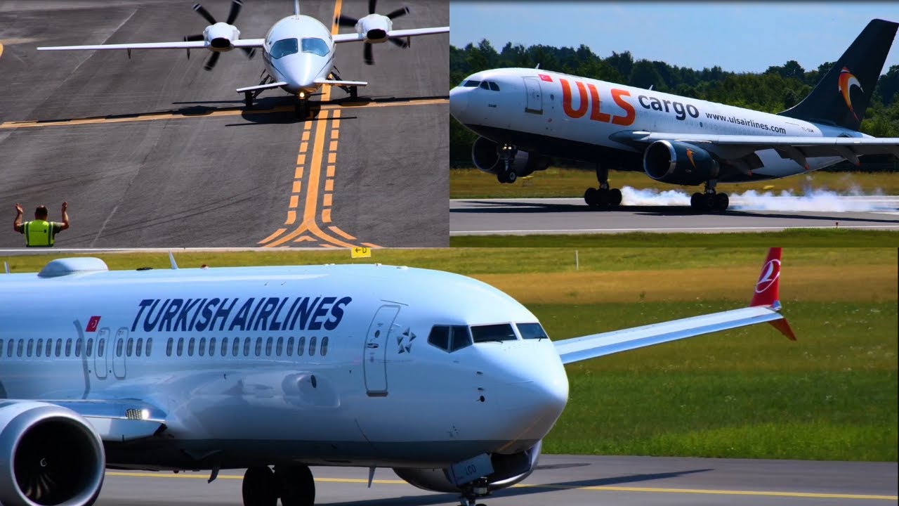 [4K] Vilnius Airport Spotting (2021/07/20)