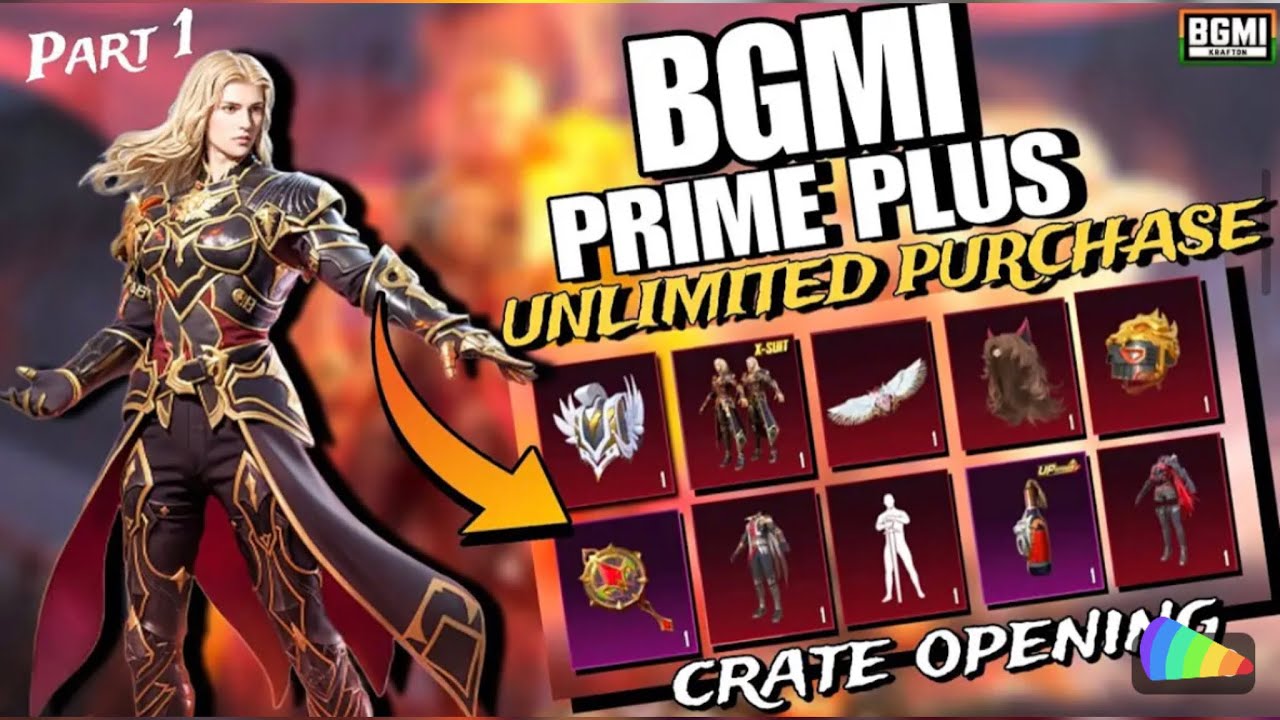 BGMI IGNIS X SUIT CRATE OPENING 🔥 PRIME PLUS TRICK 🤗I HAVE GIVEN IT TO MY BROTHER 😎IGNIS X SUIT