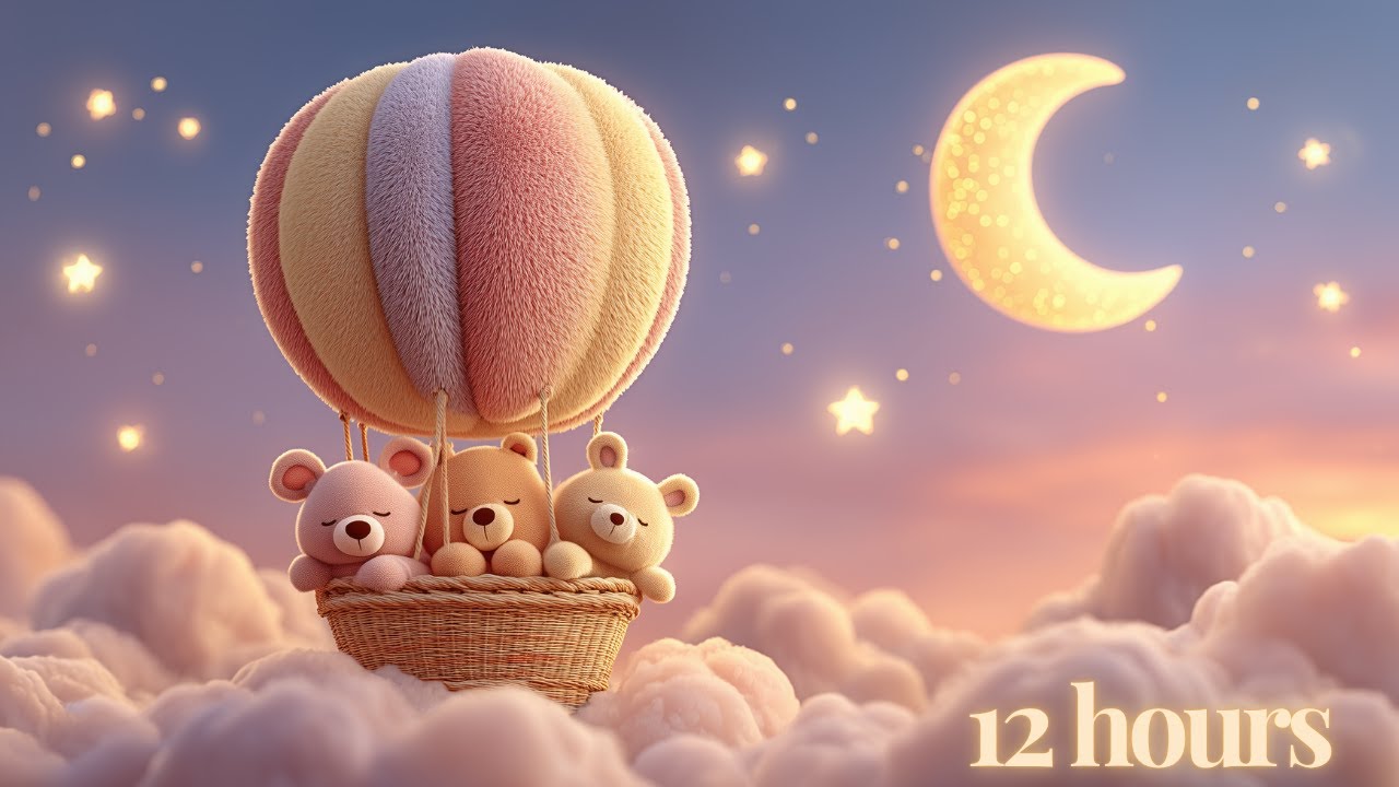 Calming Baby Lullabies 12h ✨ Music to Help Babies Sleep All Night