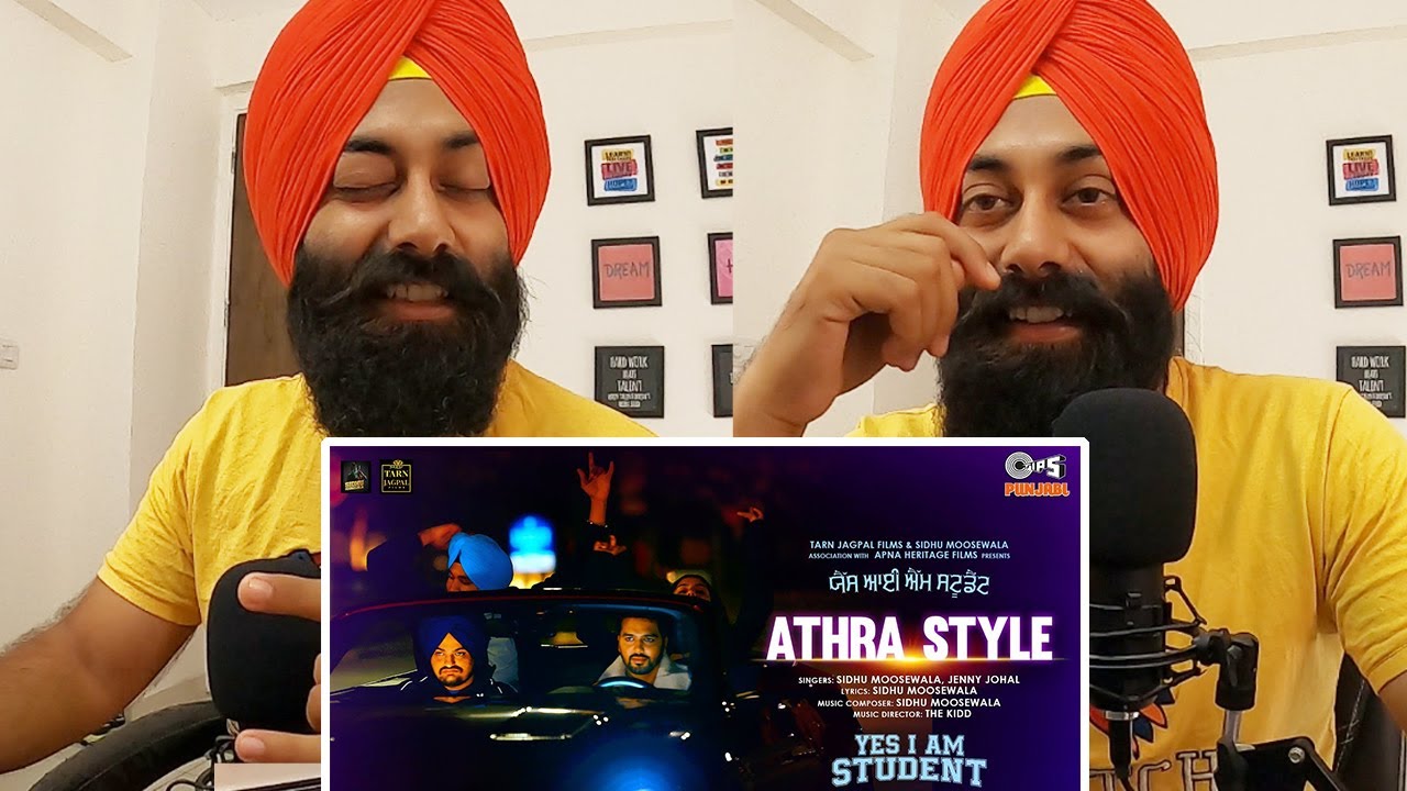 REACTION on Athra Style | Sidhu Moose Wala | Jenny Johal | Sanmeet Singh