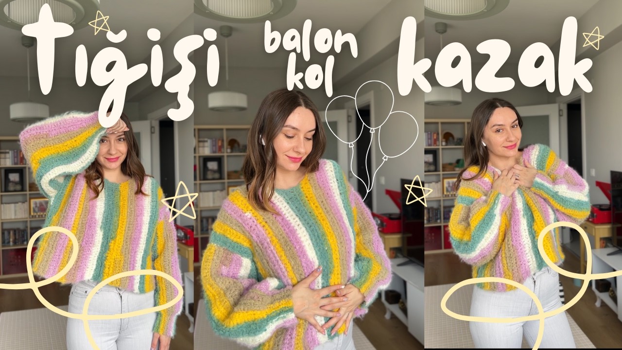 En Kolay! Tığ işi Kazak Nasıl Örülür?