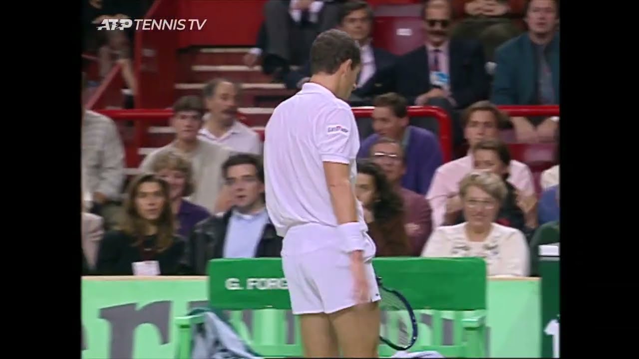 Paris indoor 1991 SF Forget vs Svensson