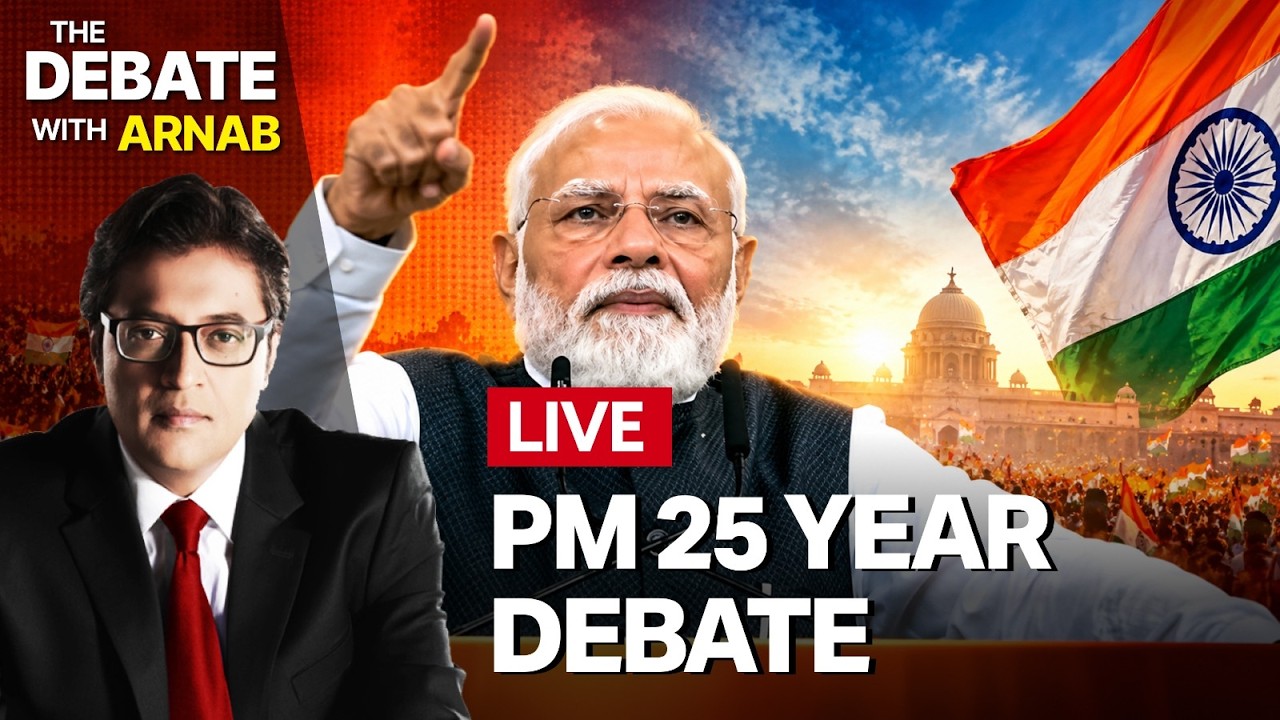 Debate With Arnab LIVE: PM Modi's 25 Years In Governance And Unbroken 'We Will Do It' Resolve
