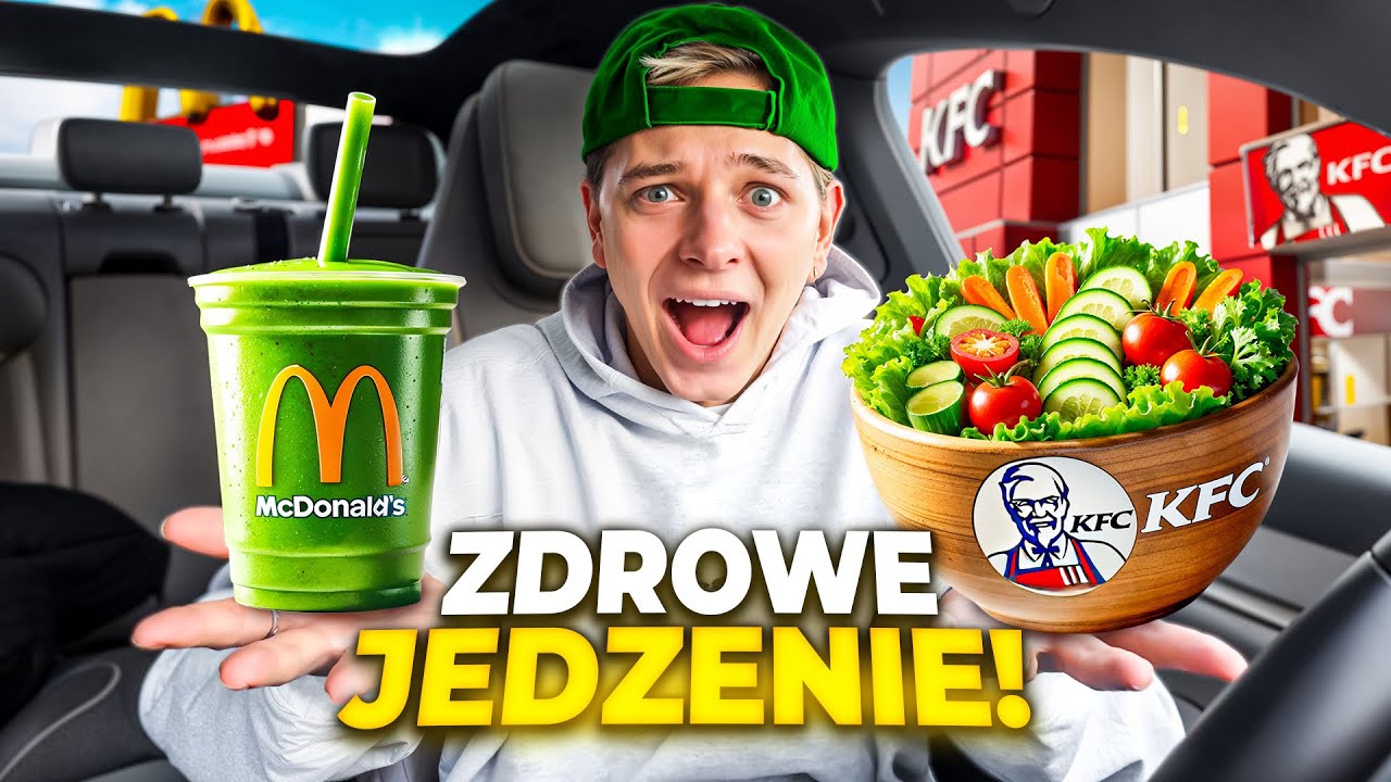 TESTUJĘ NAJZDROWSZE JEDZENIE Z FAST FOODÓW 🥗😱 | Dominik Rupiński