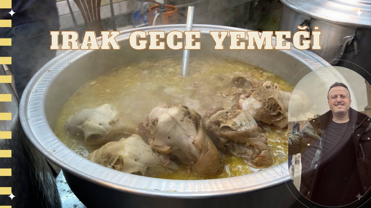 DEV KAZANLARDA PİŞEN SUNUMU ÇOK FARKLI “KELE” YEMEĞİ \ IRAK - 3