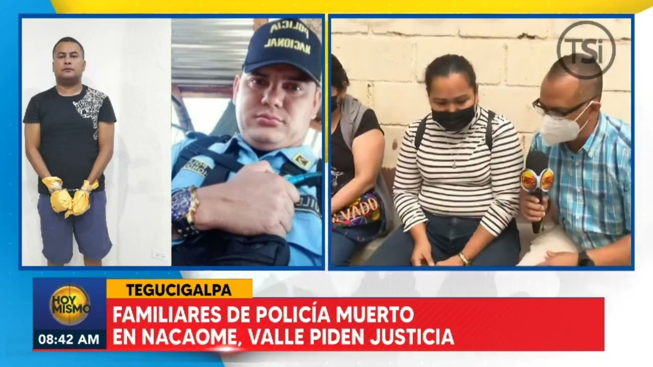 Familiares de policía penitenciario muerto en centro penal de Nacaome claman justicia
