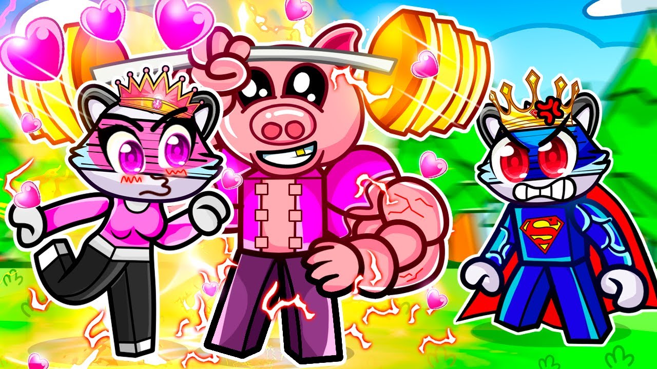 BouchaL je 999,999 SILNÝ, aby sbalil JONGLESOVU SESTRU v Robloxu!
