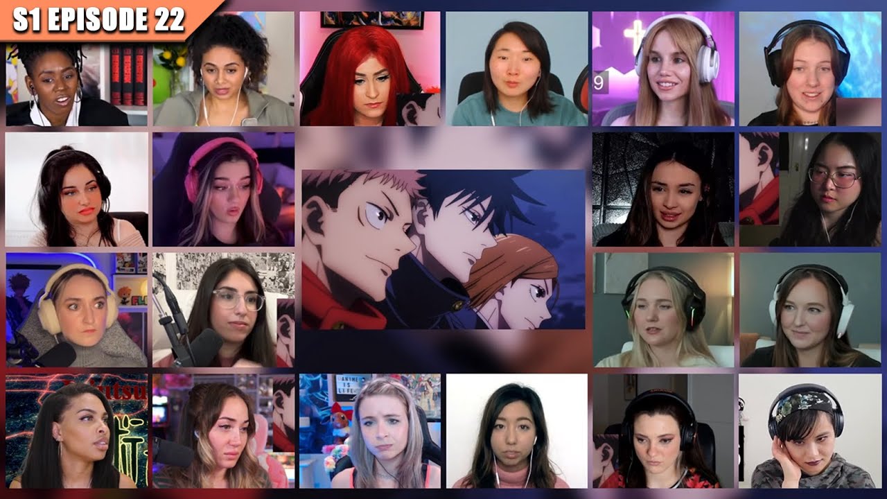 [Girls React] Jujutsu Kaisen Season 1 Episode 22 Reaction Mashup | 呪術廻戦