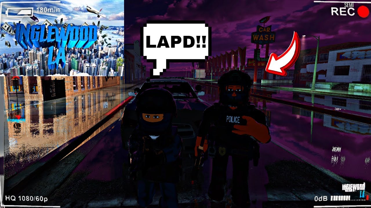 SO I PLAYED ROBLOX INGLEWOOD LA AS A COP... YOU WONT BELIEVE WHAT HAPPENED!!