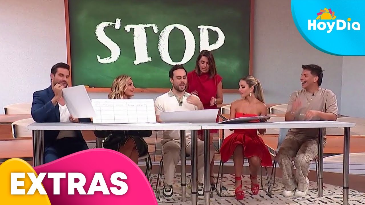 Emiro en aprietos jugando Stop en vivo y Aleska también | Hoy Día | Telemundo