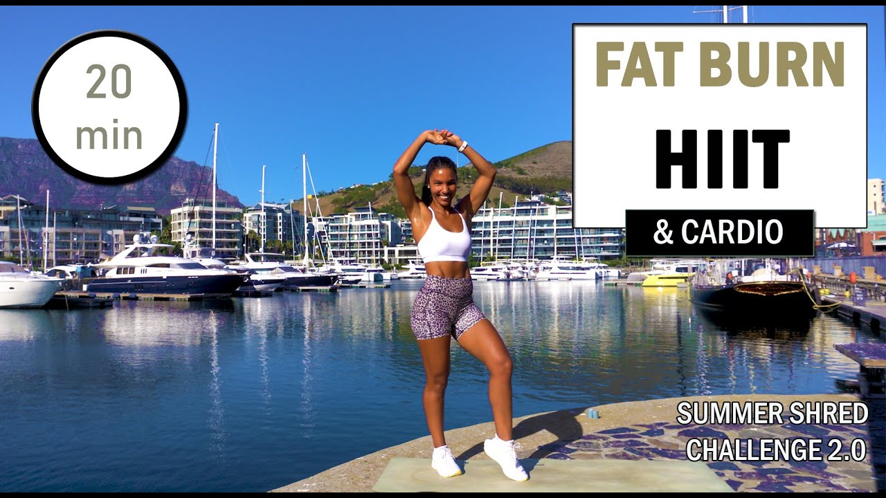 Day 18 - 20 min INTENSE HIIT WORKOUT for FAT BURN and CARDIO  | The Modern Fit Girl | SUMMER SHRED