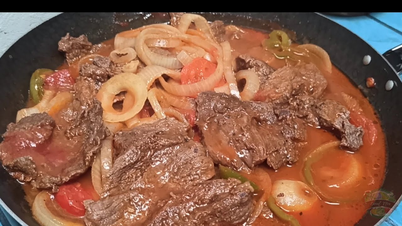 Bistec de res Receta original Nicaragüense