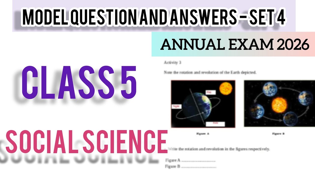 Class 5 Social science| Annual exam 2026| Model question and answers | Kerala Syllabus