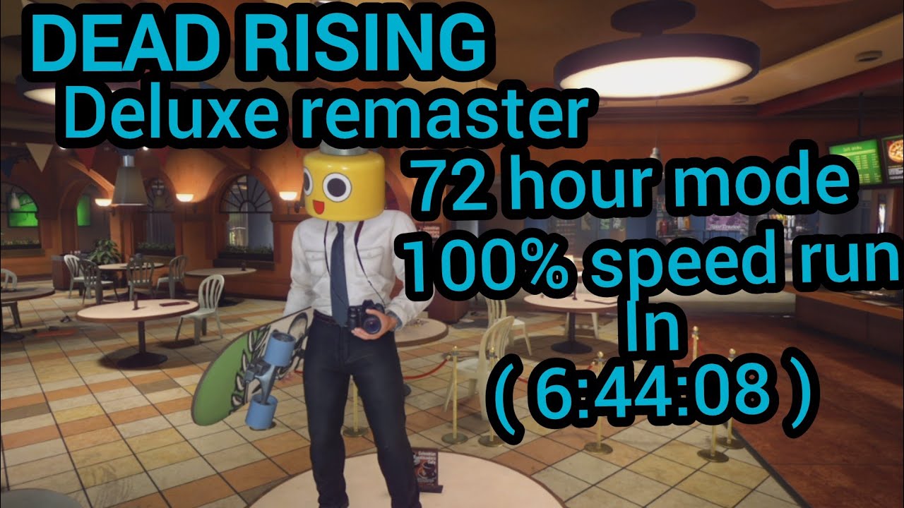 Dead Rising Deluxe Remaster - (72-hour mode 100% speedrun in 6:44:08)