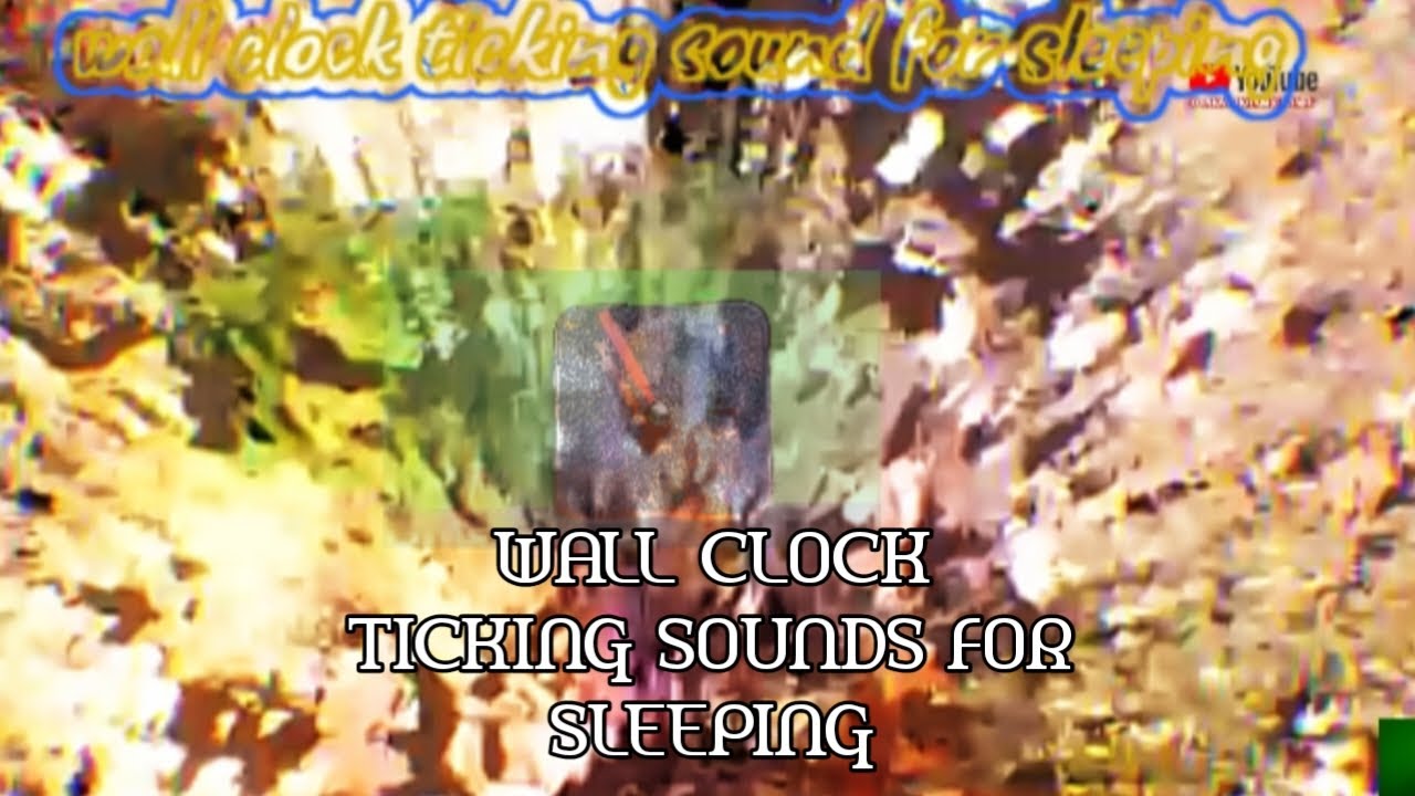 The sound of a wall clock ticking accompanied by the sound of rain for relaxation sleep and insomnia