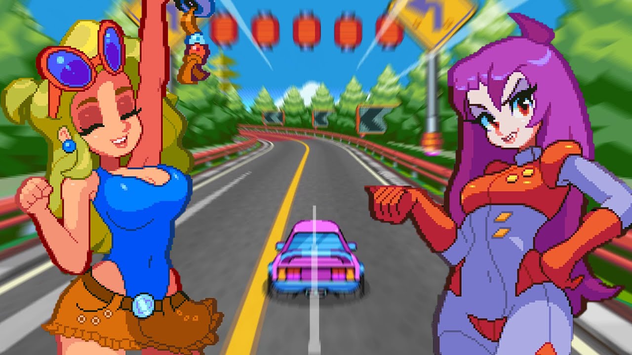 High Speed Thrills And Cute Pixel Girls - Victory Heat Rally - Gameplay Showcase