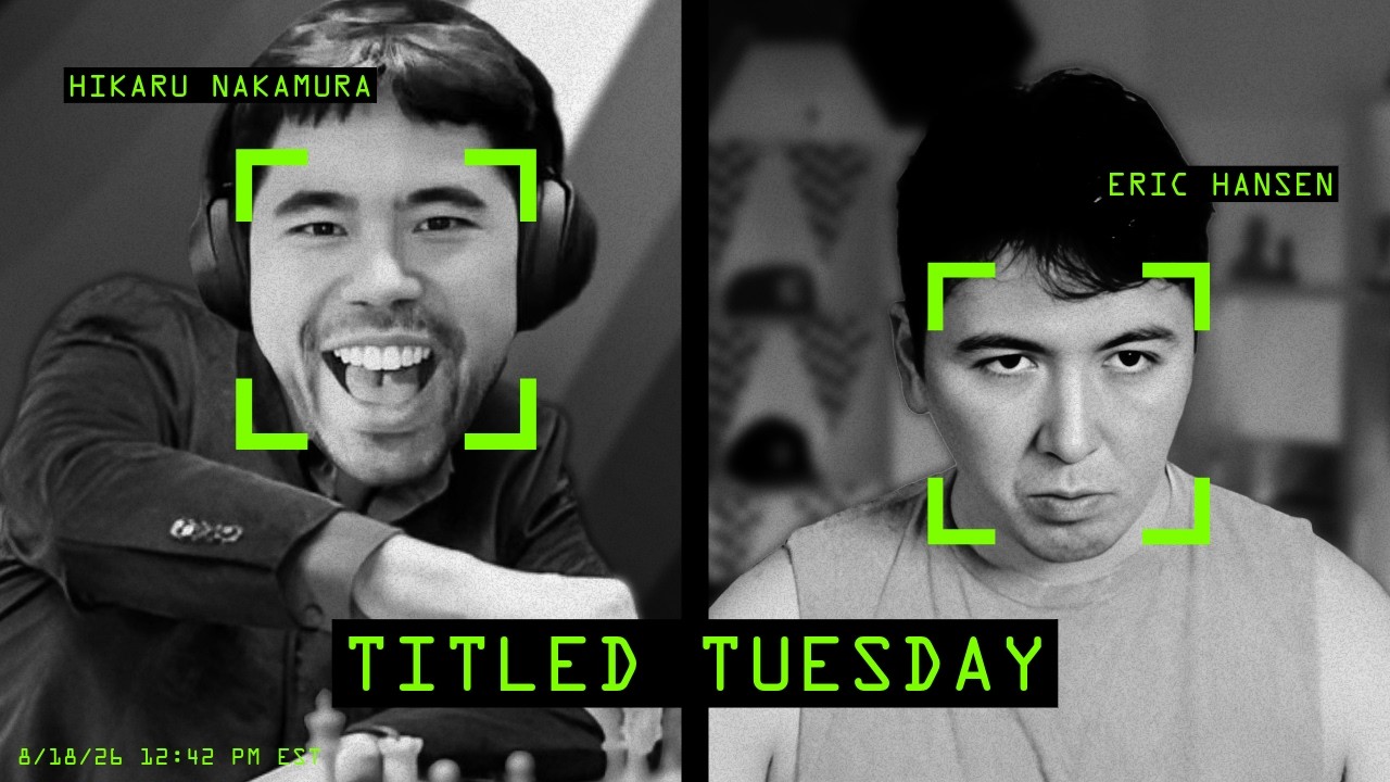 Eric meets HIKARU in his TOUGHEST Titled Tuesday EVER.