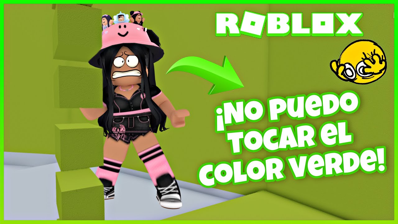 JUGANDO TOWER OF HELL PERO… NO PUEDO TOCAR EL COLOR VERDE 🟢 - MICHI RØBLØX