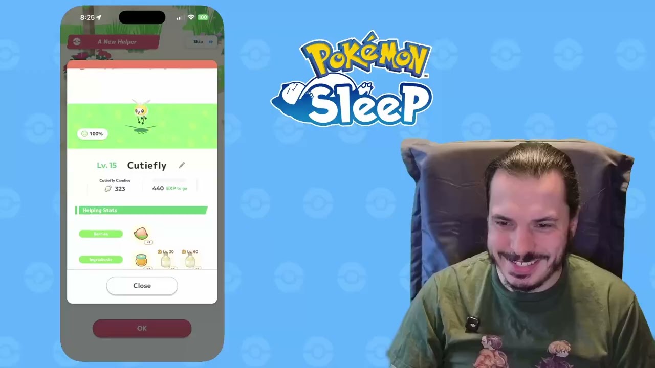 Pokémon Sleep Night 941: Cutie checks left and right