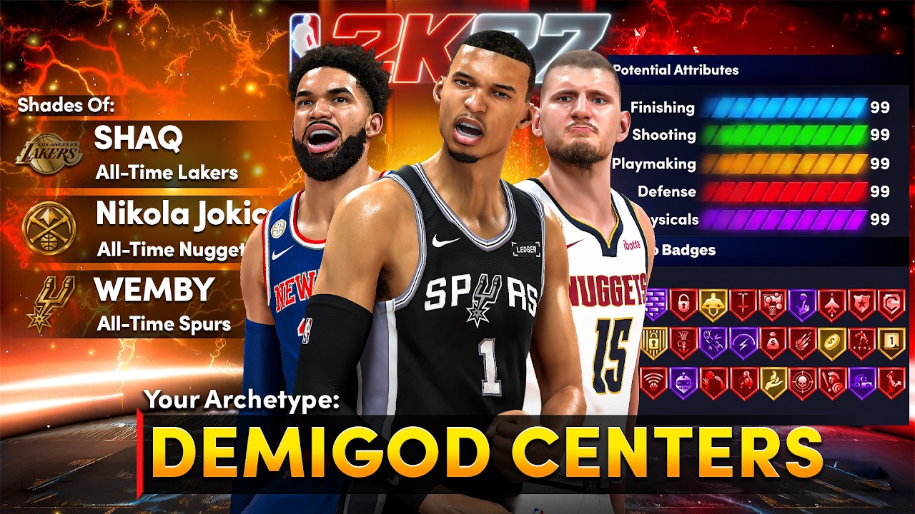 THESE CENTER BUILDS WILL BREAK NBA2K27 - THE BEST SHOOTING & INSIDE CENTER BUILDS! BEST BUILD 2K27!
