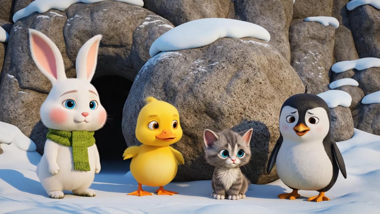 🐰🐤Roro, Dodo, and Kiki: Rescue Pippin the penguin's crab home using the power of Physics!