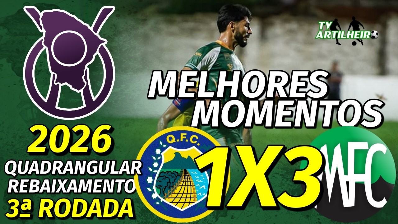 [Cearense '26] Quadrangular | 3ª Rodada | Quixadá 1X3 Maranguape | Melhores Momentos | TV ARTILHEIRO