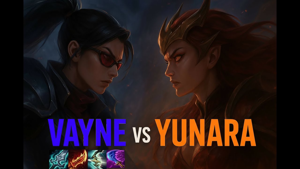 CRAZY Vayne Mechanics vs Yunara | ADC Gameplay No Commentary