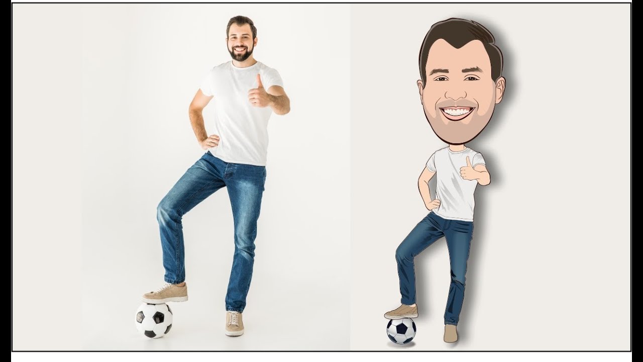 Como transformar uma foto em caricaturas ou mascote  pelo Corel Draw-parte 02