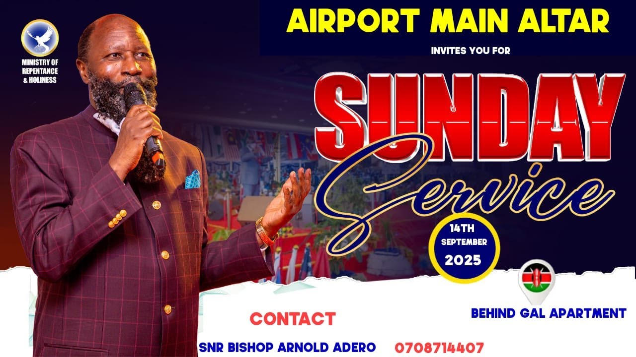 AIRPORT MAIN ALTAR KISUMU 16 ||11|| 2025 SUNDAY SERVICE