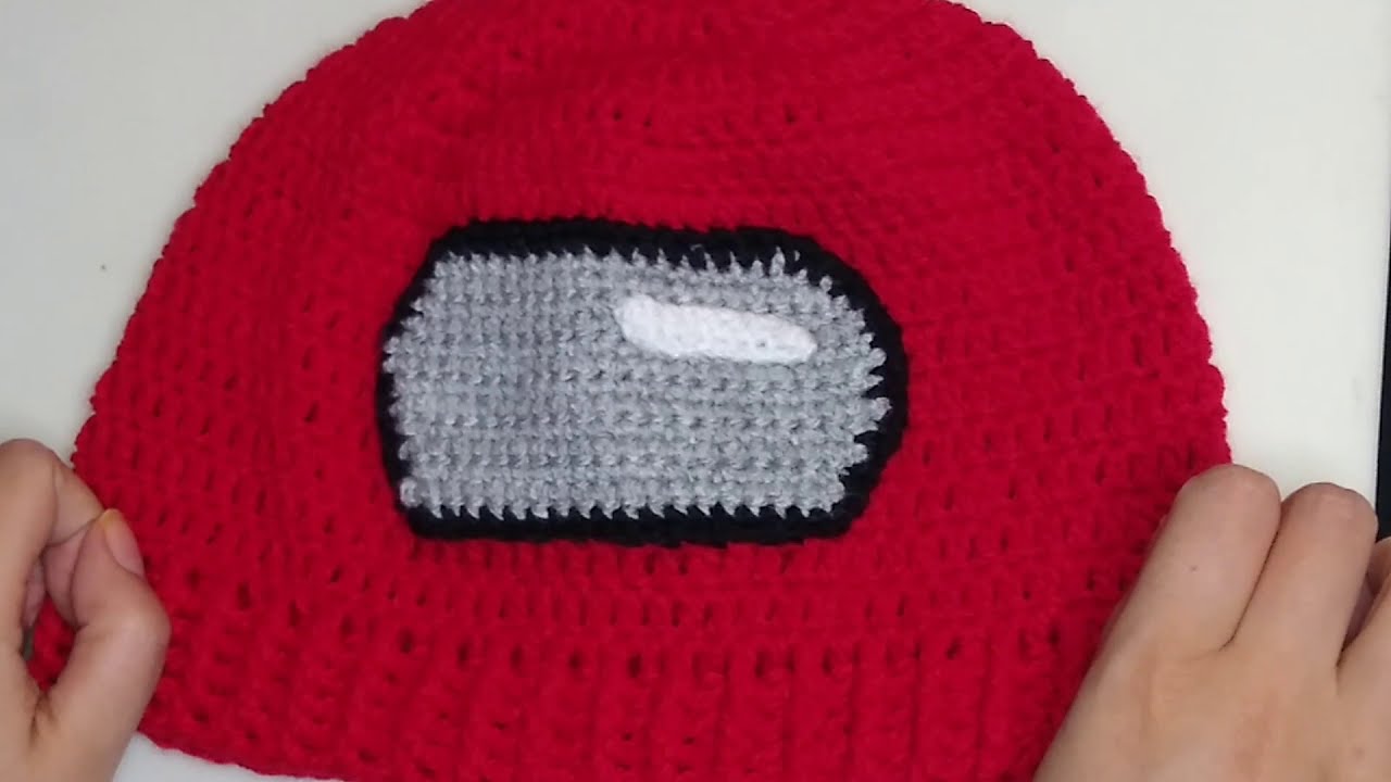 Gorro Tejido a Crochet del Juego Among Us Varias Tallas