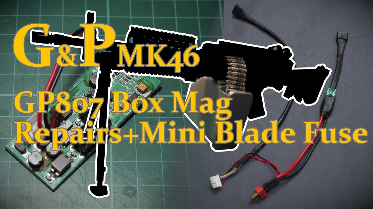 Airsoft Diaries 13: G&P MK46 Box Magazine Repair - Fuse & Shrink Tube Trick