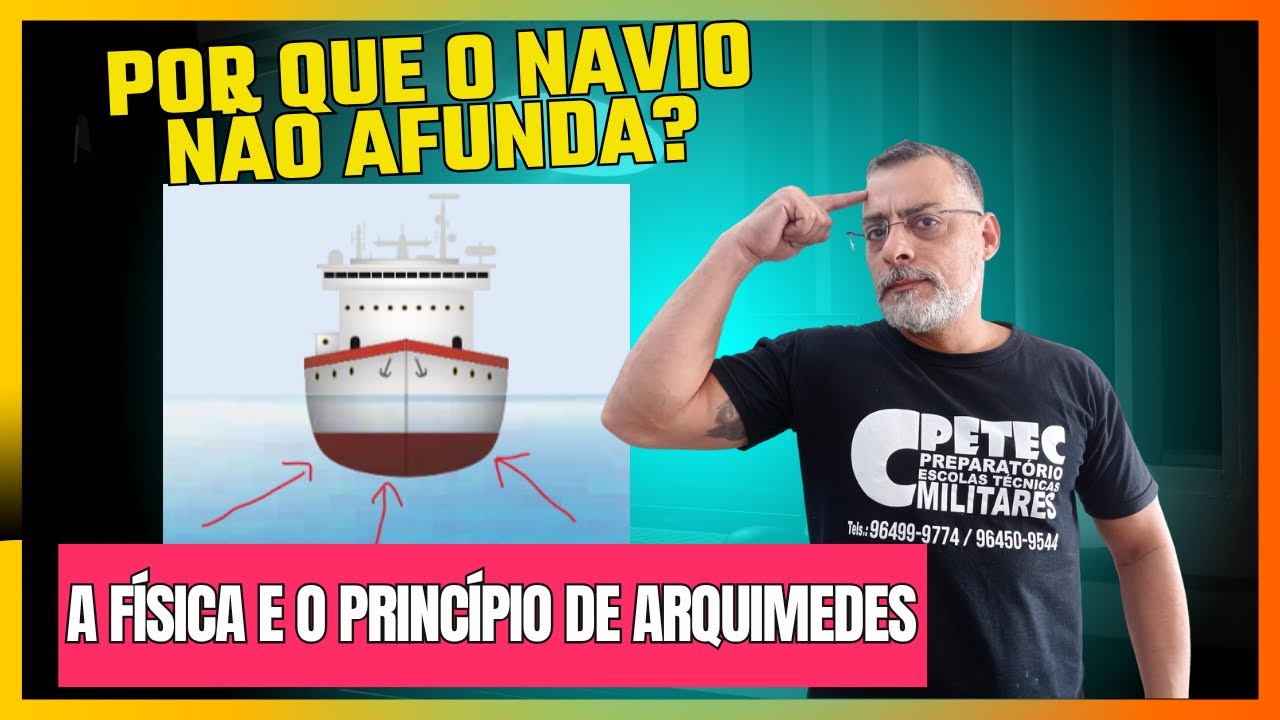Hidrostática [Aula 5]: Empuxo ou Princípio de Arquimedes.