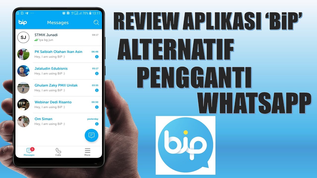 REVIEW APLIKASI MESSENGER BIP PENGGANTI WHATSAPP