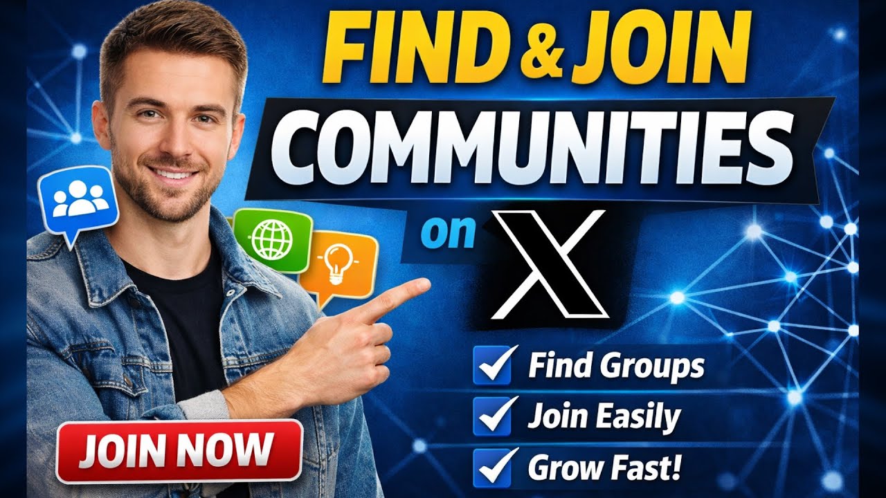 How to Find and join community on X