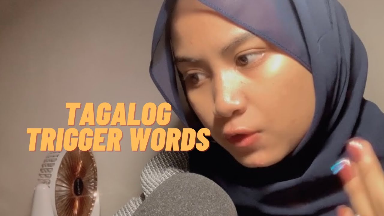 ASMR Tagalog Trigger Words | Whispering , Mouth Sounds ( Requested)