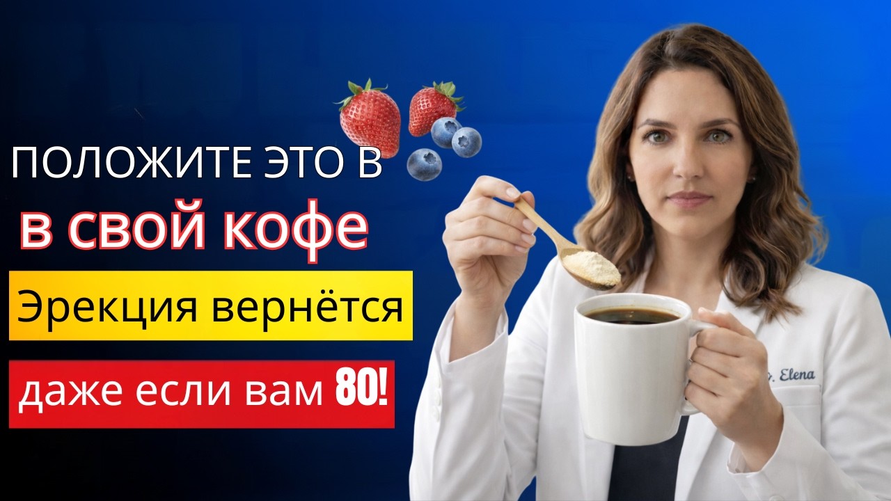 Урологи: добавьте это в кофе, и эрекция вернется даже в 80 лет!