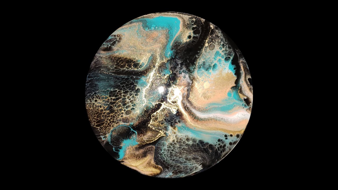 Epoxy Resin Abstract Painting