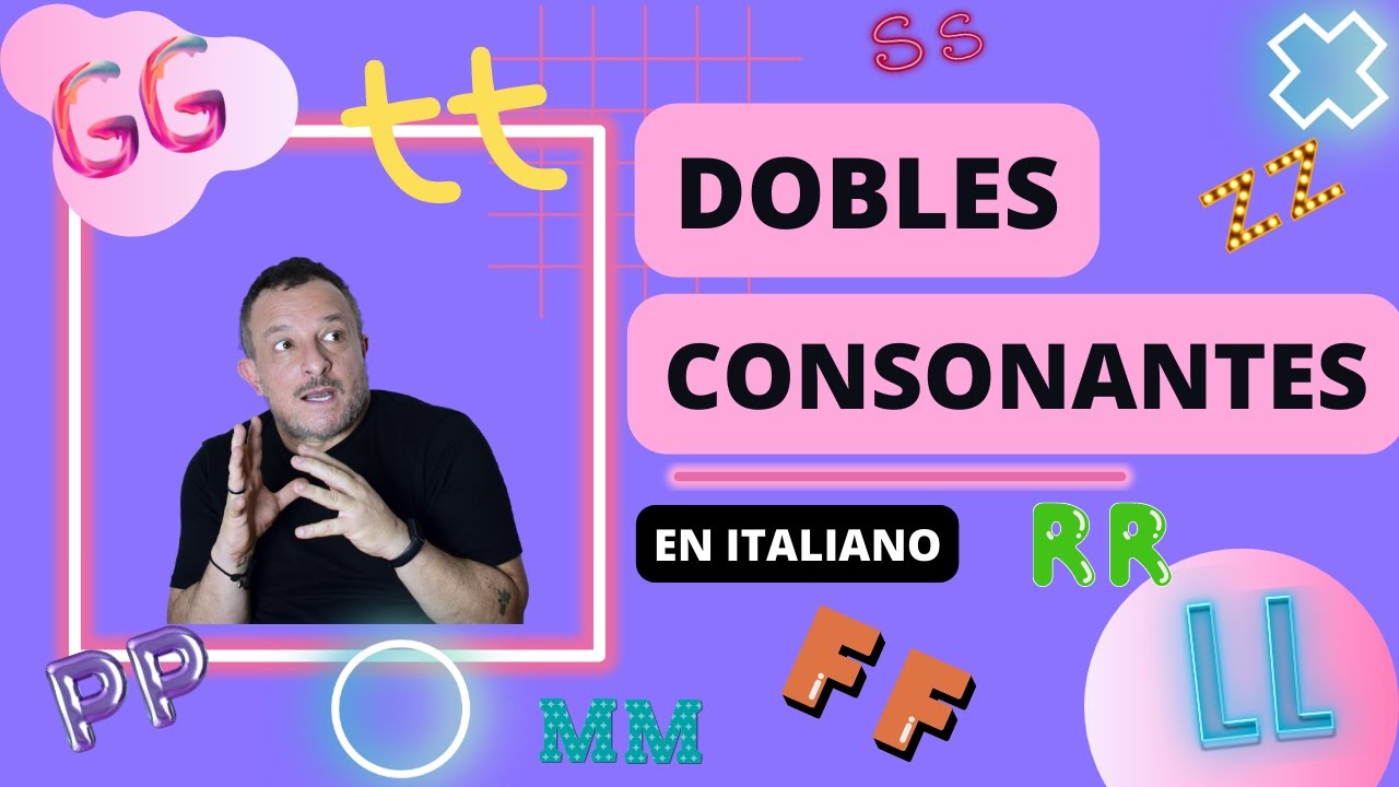 ✅¿Cómo se pronuncian las Consonantes Dobles en Italiano?