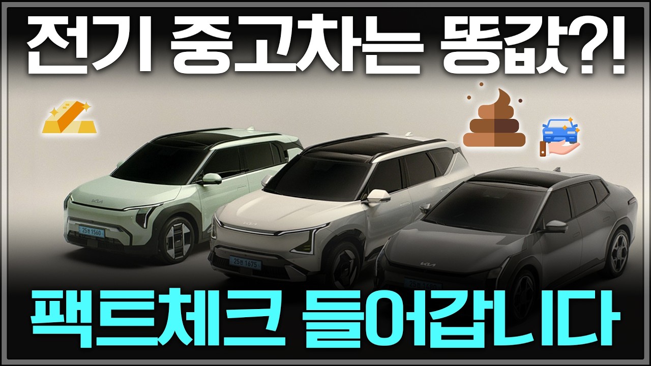 전기 중고차는 똥값이라고?! 감각상각비 팩트체크 결과는??
