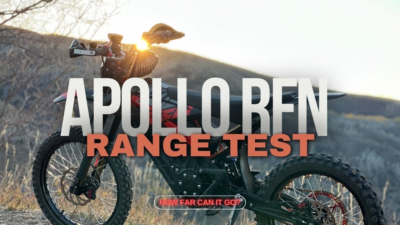 2024 Apollo RFN Range Test | Best emoto bike for the money| I ran out of battery!