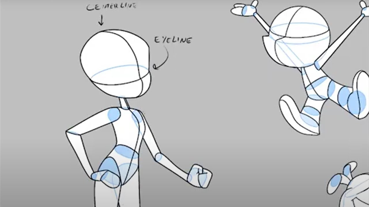 Model Sheet Monday - Construction for Character Design lesson